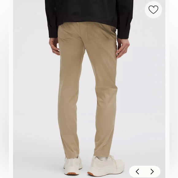 Lululemon ABC Slim-Fit 5 Pocket Pant in Khaki Warpstreme Men’s size 33 - Picture 2 of 16